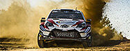 Doppelpack auf Schotter: Toyota Gazoo Racing im Süden Europas.